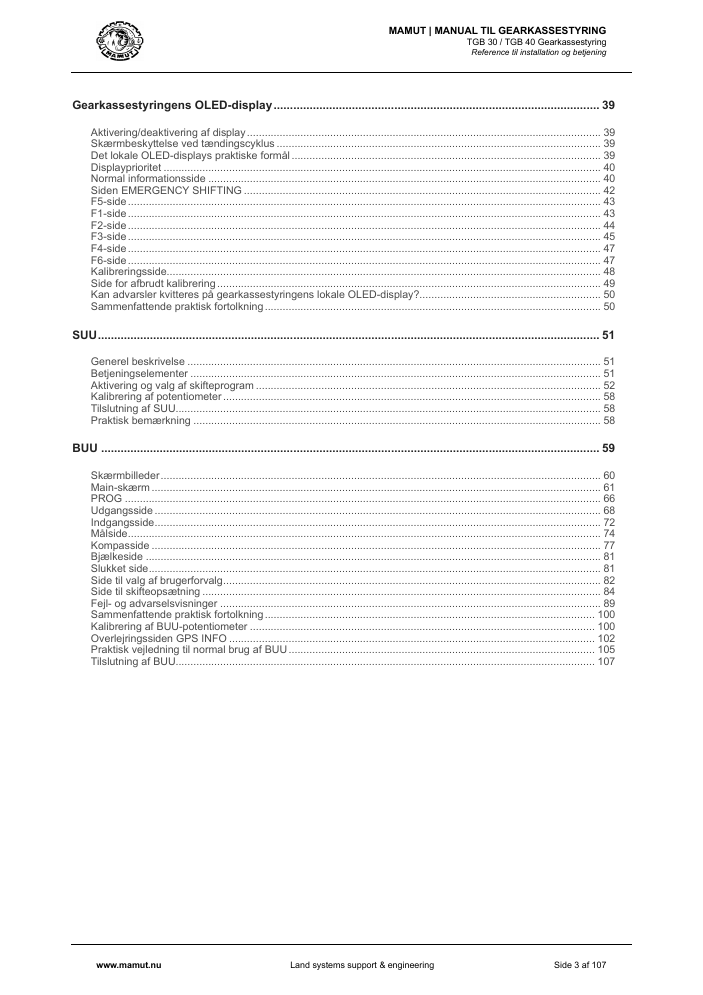 MAMUT TGB Manual page 3
