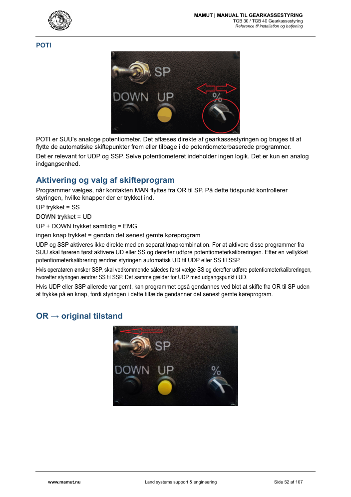 MAMUT TGB Manual page 52