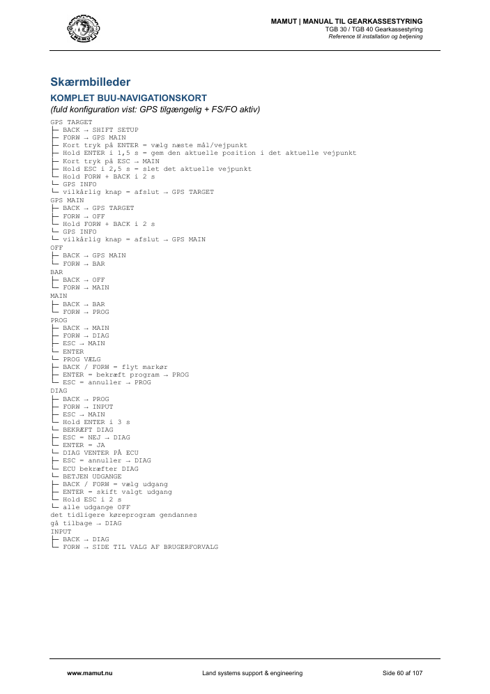 MAMUT TGB Manual page 60