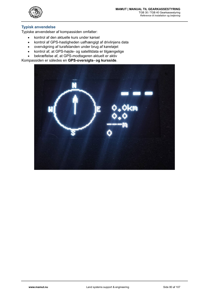 MAMUT TGB Manual page 80