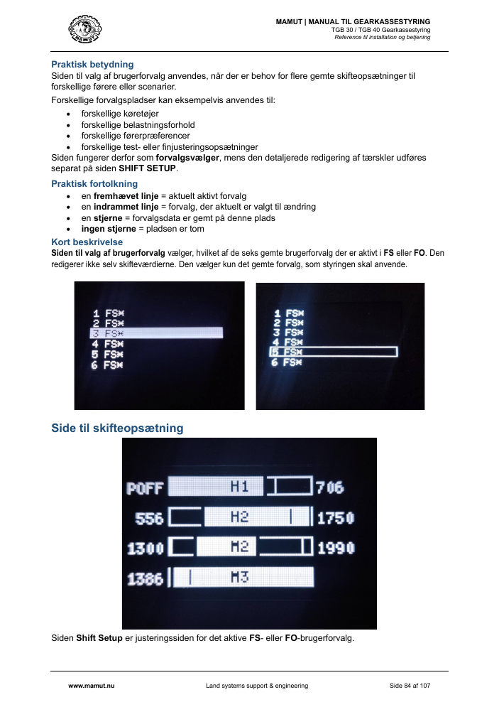 MAMUT TGB Manual page 84