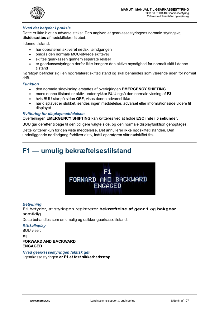 MAMUT TGB Manual page 91