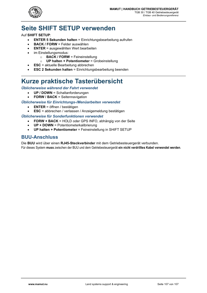 MAMUT TGB Anleitung page 107