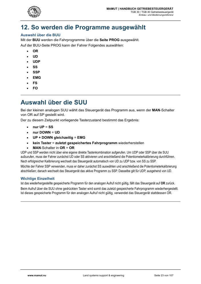 MAMUT TGB Anleitung page 23