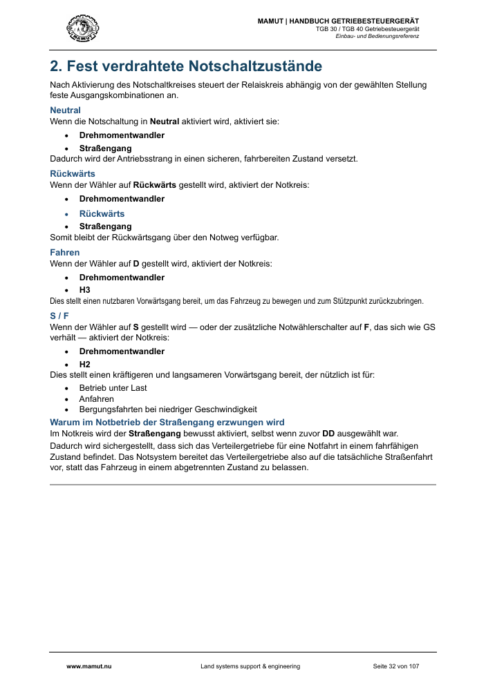 MAMUT TGB Anleitung page 32