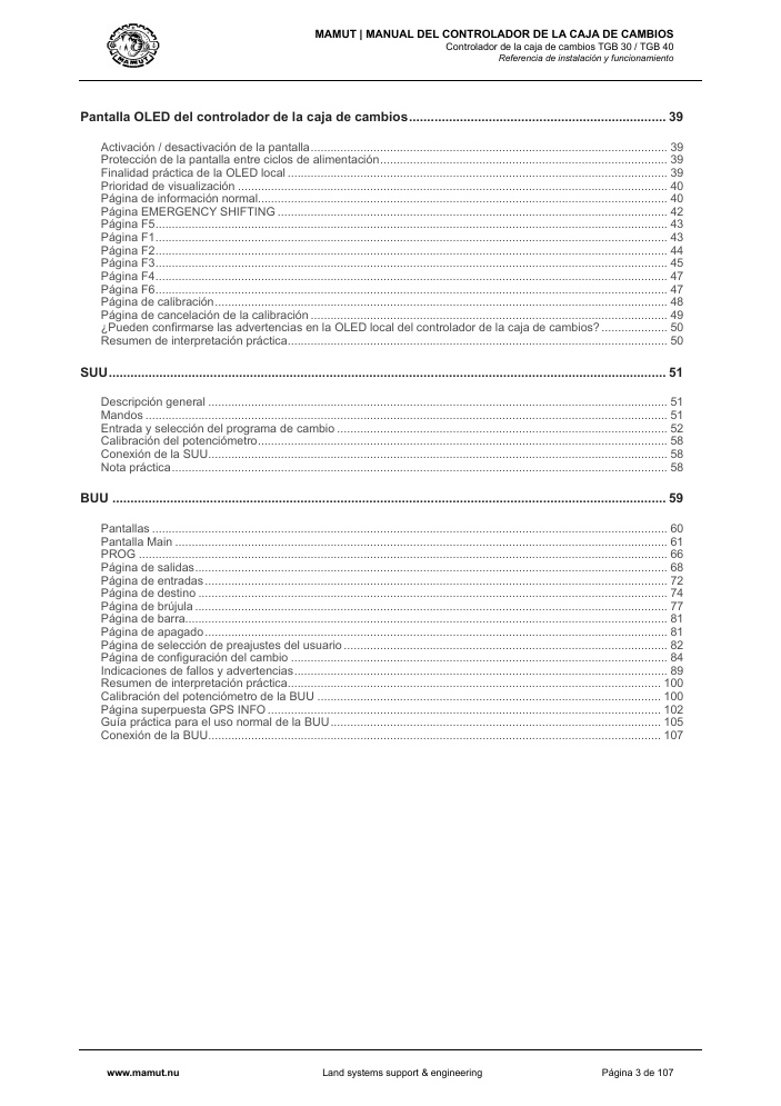 MAMUT TGB Manual page 3