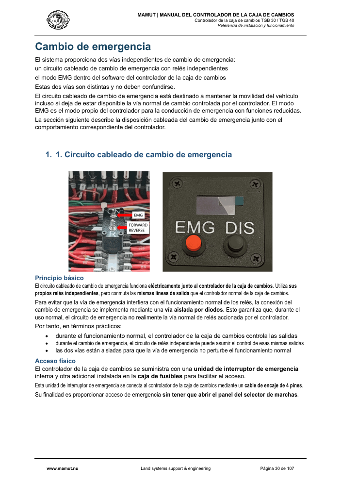 MAMUT TGB Manual page 30