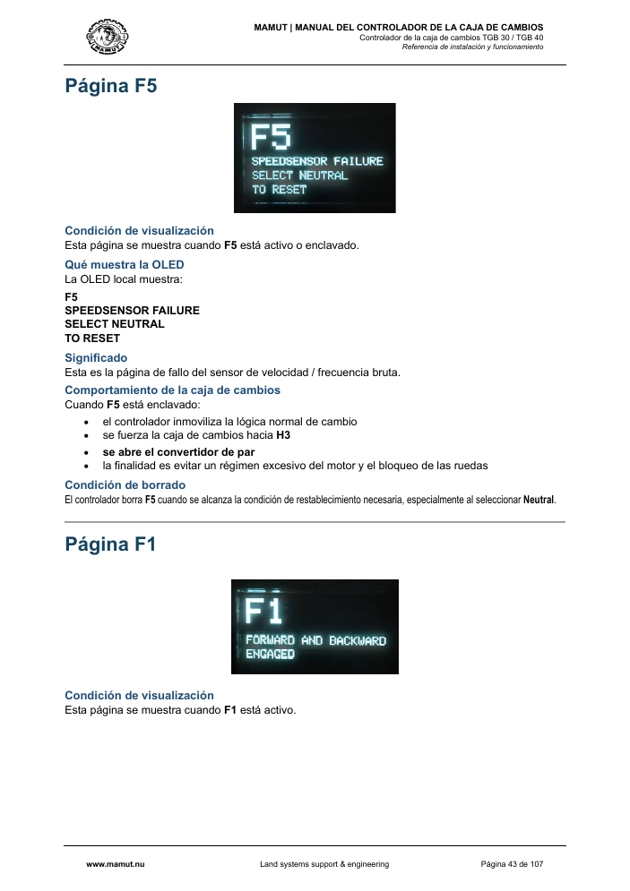 MAMUT TGB Manual page 43