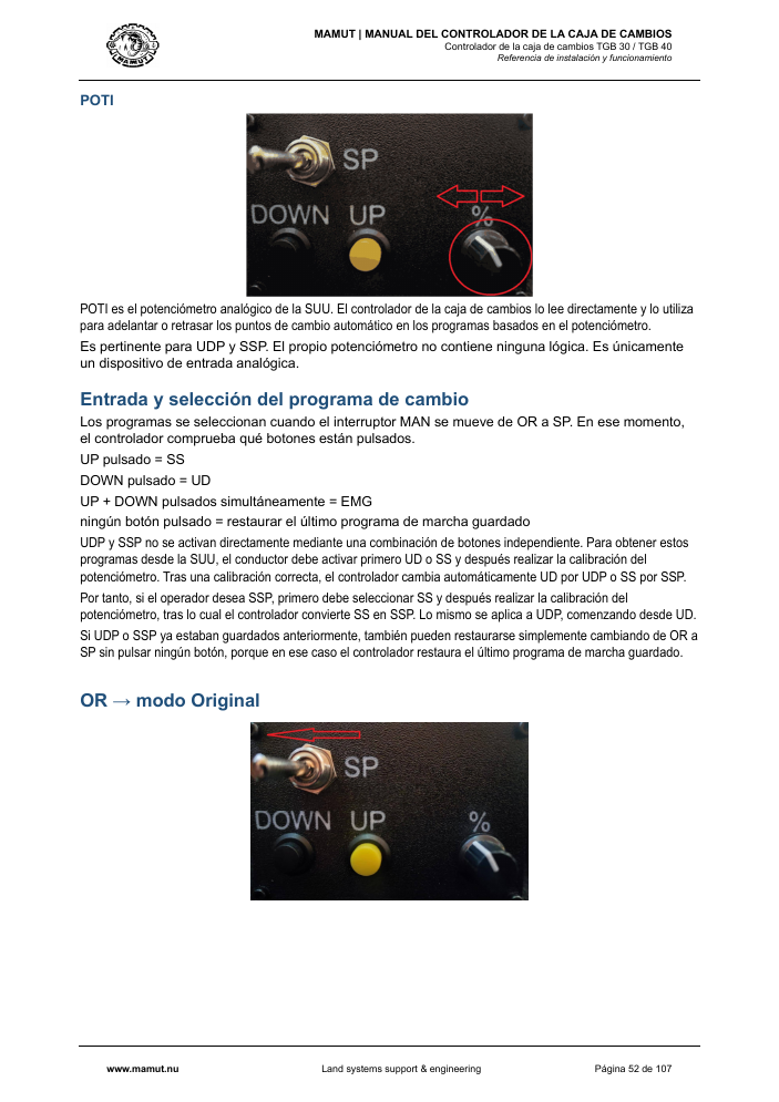 MAMUT TGB Manual page 52