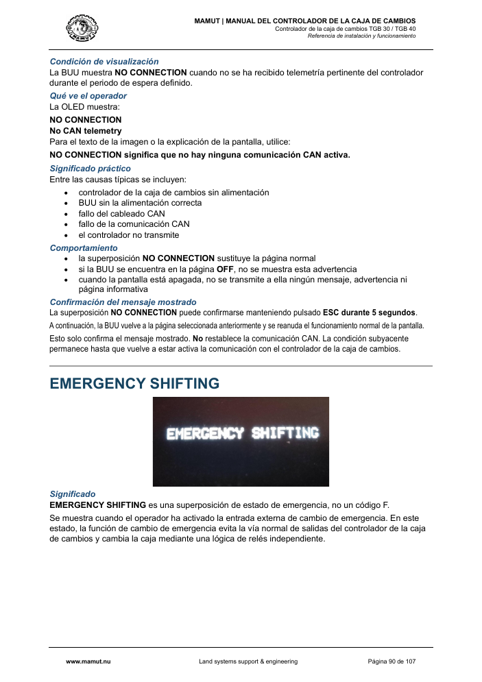 MAMUT TGB Manual page 90