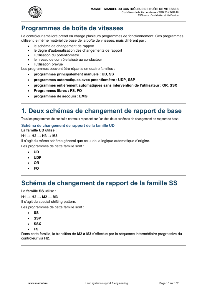 MAMUT TGB Manual page 16