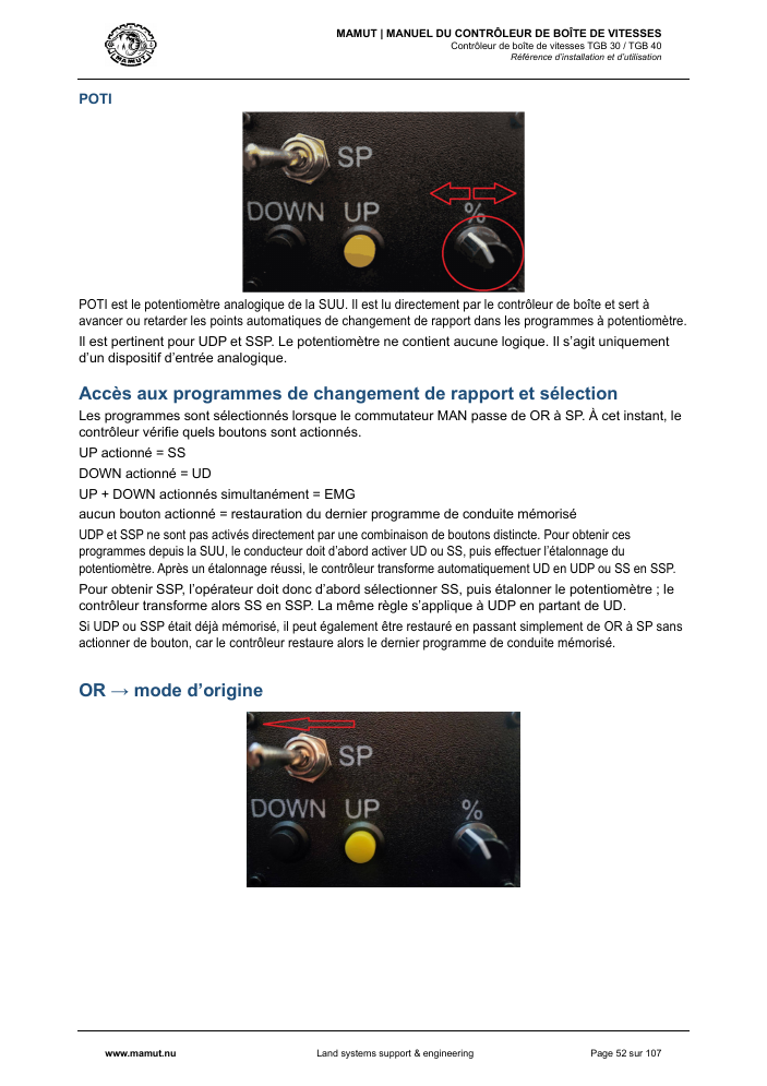 MAMUT TGB Manual page 52