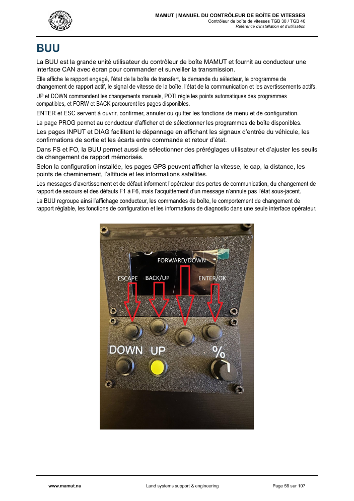 MAMUT TGB Manual page 59
