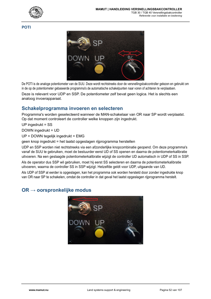 MAMUT TGB Manual page 52