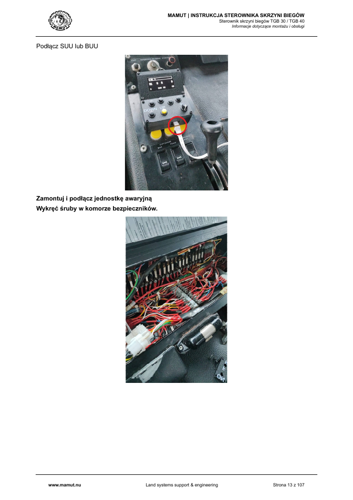 MAMUT TGB Manual page 13