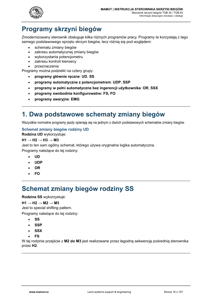 MAMUT TGB Manual page 16