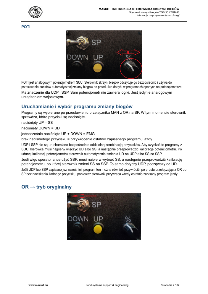 MAMUT TGB Manual page 52