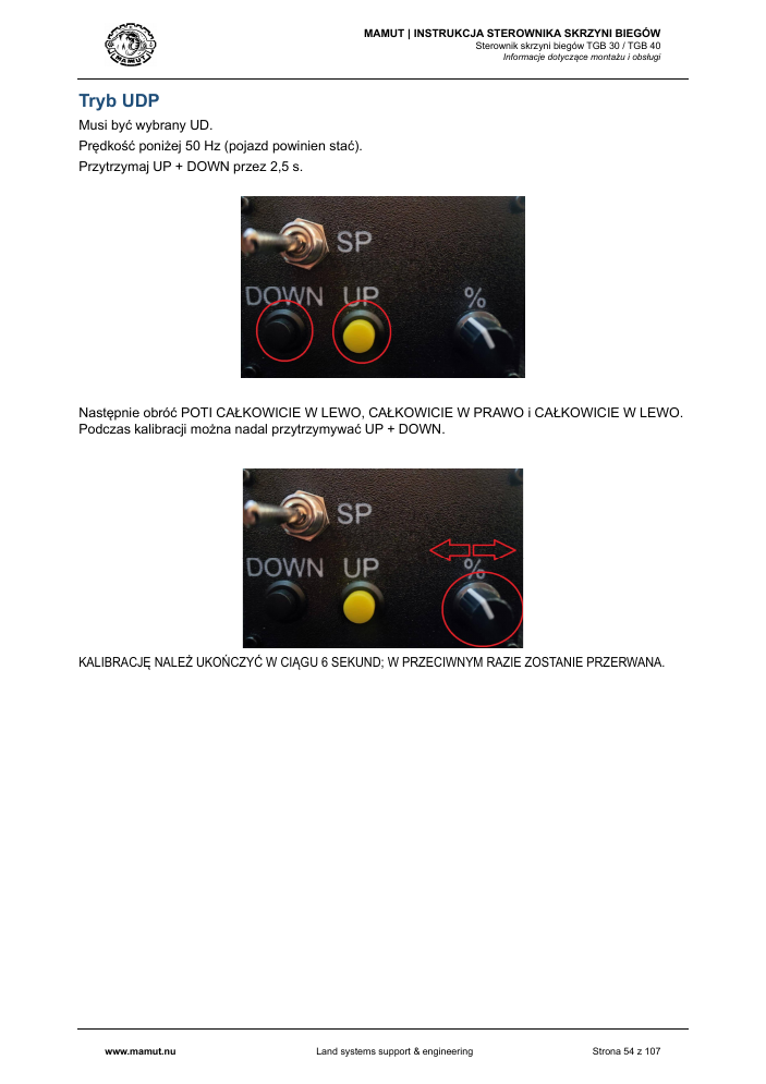 MAMUT TGB Manual page 54