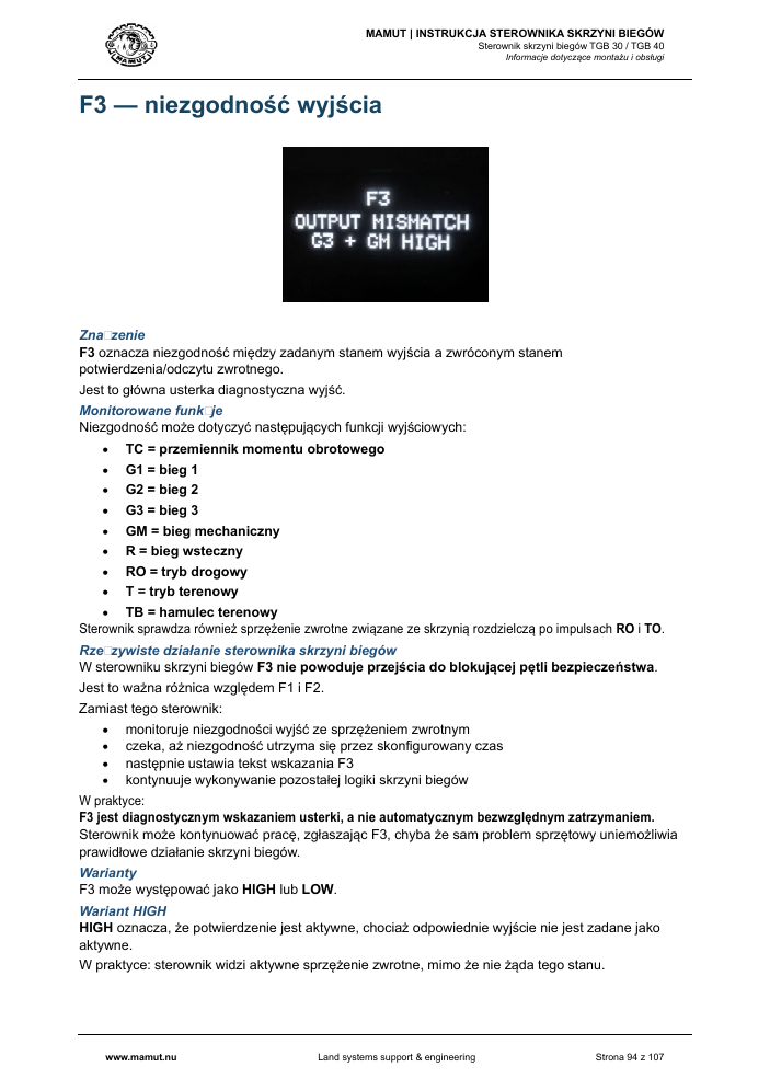MAMUT TGB Manual page 94