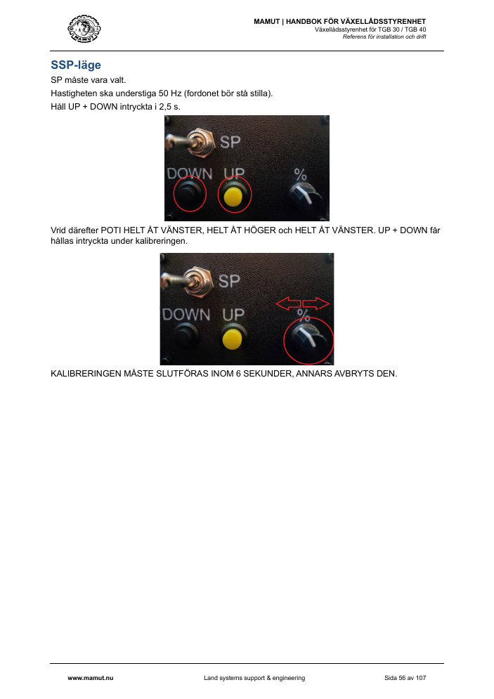 MAMUT TGB Manual page 56