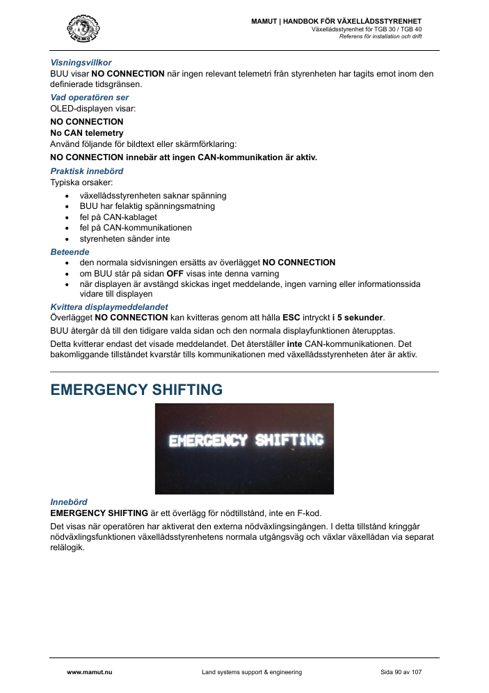 MAMUT TGB Manual page 90