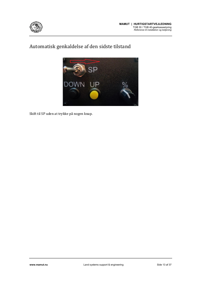 TGB Quick Start Guide page 13