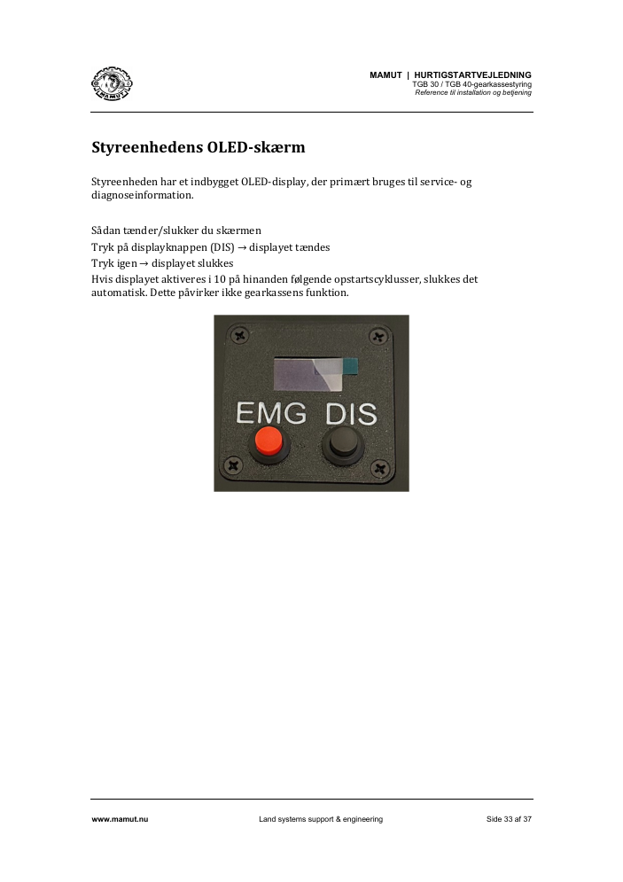 TGB Quick Start Guide page 33