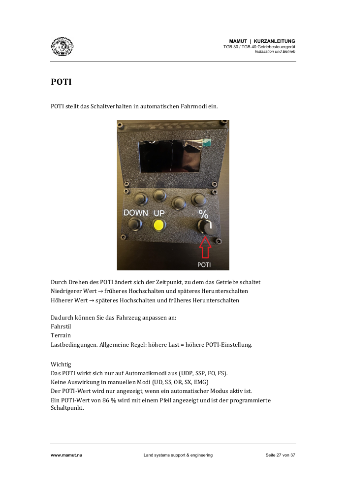 TGB Schnellstart-Anleitung page 27