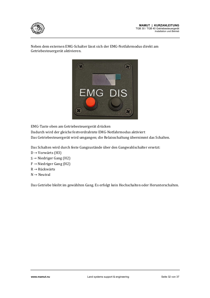 TGB Schnellstart-Anleitung page 32