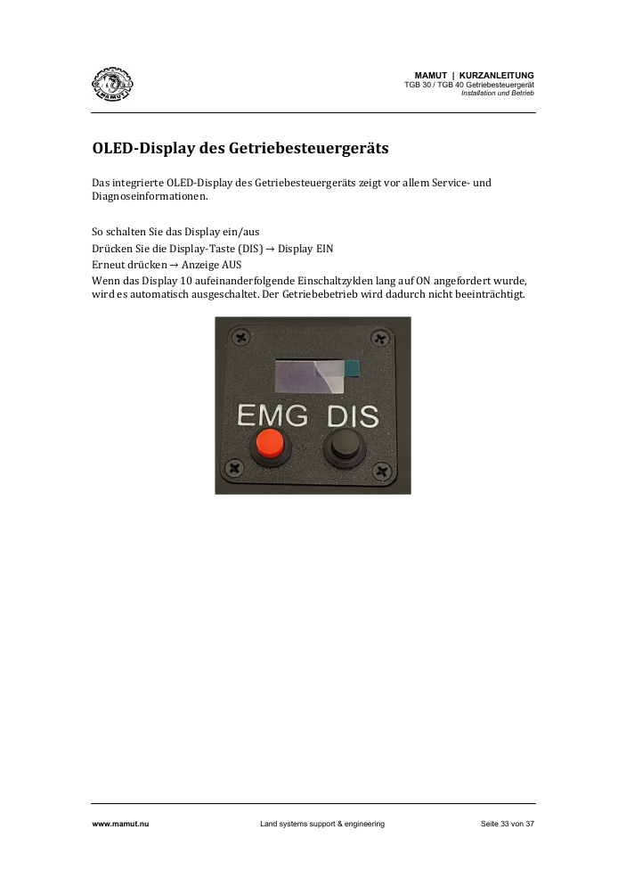 TGB Schnellstart-Anleitung page 33