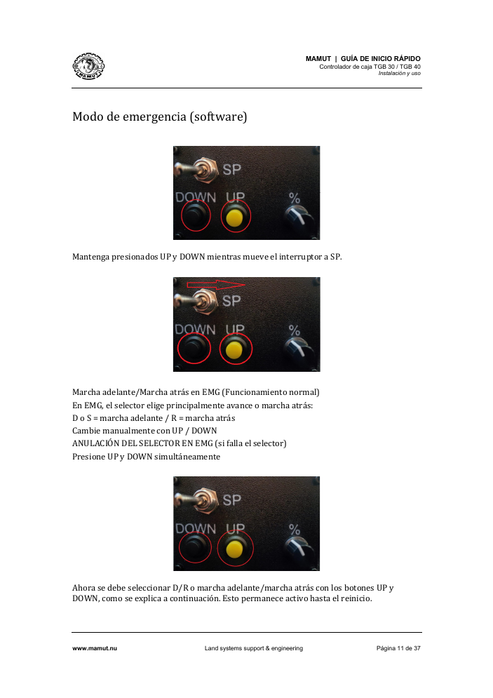 TGB Quick Start Guide page 11