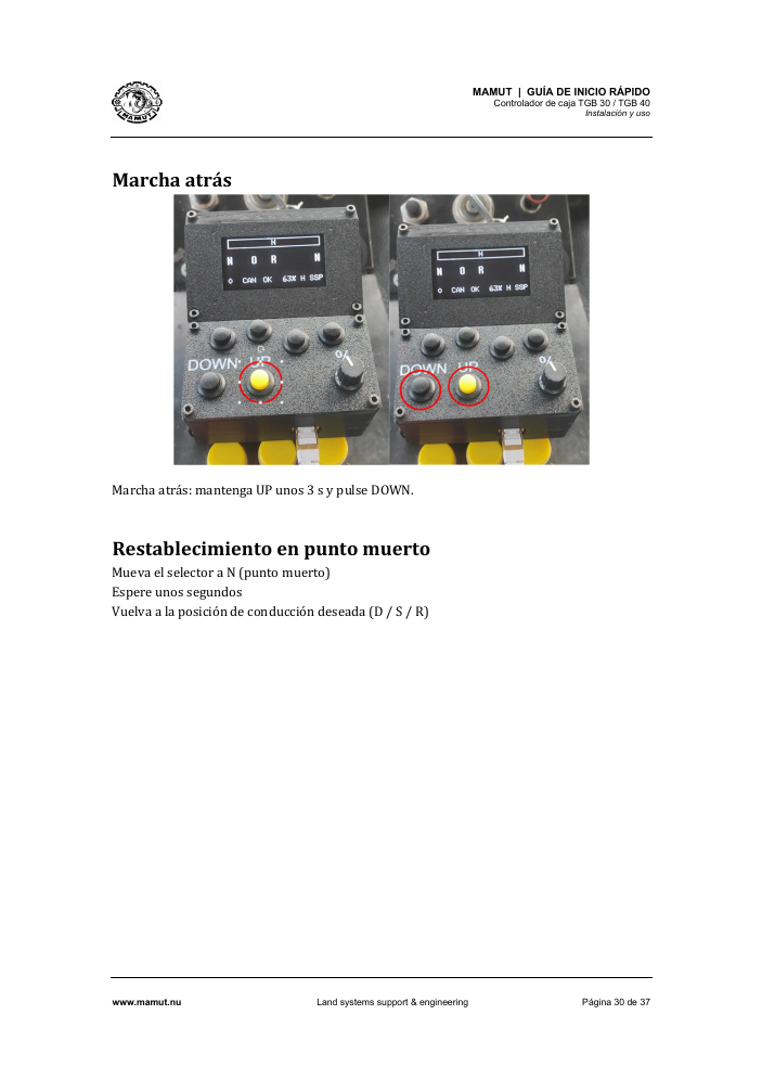 TGB Quick Start Guide page 30