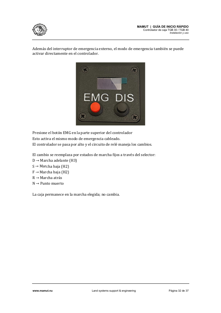 TGB Quick Start Guide page 32
