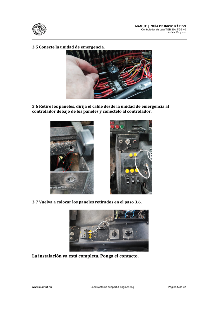 TGB Quick Start Guide page 5