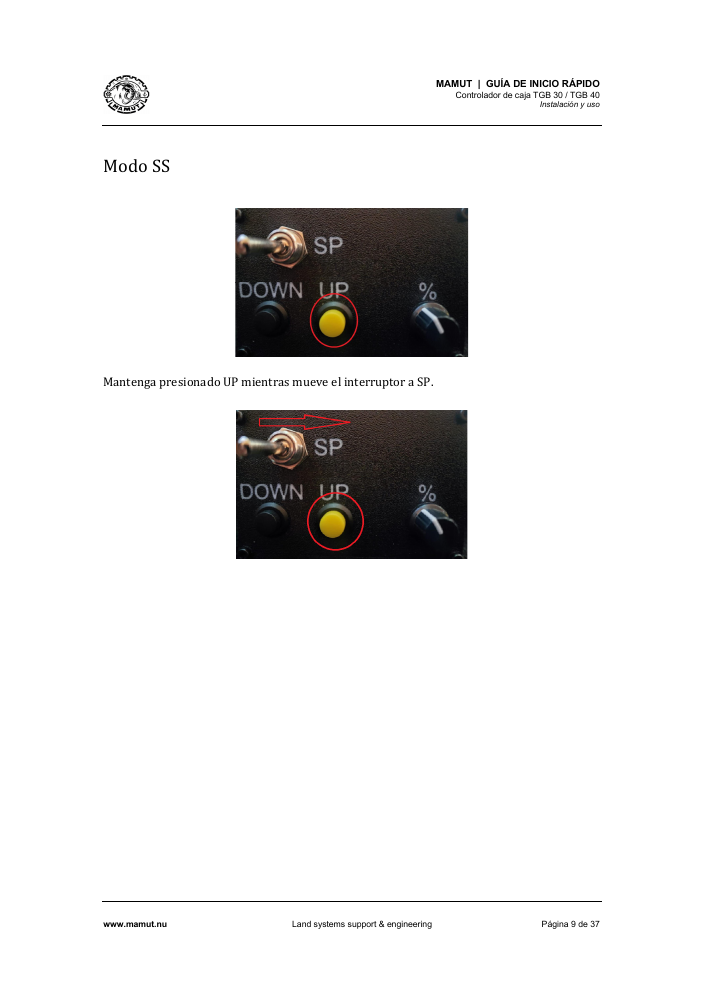 TGB Quick Start Guide page 9
