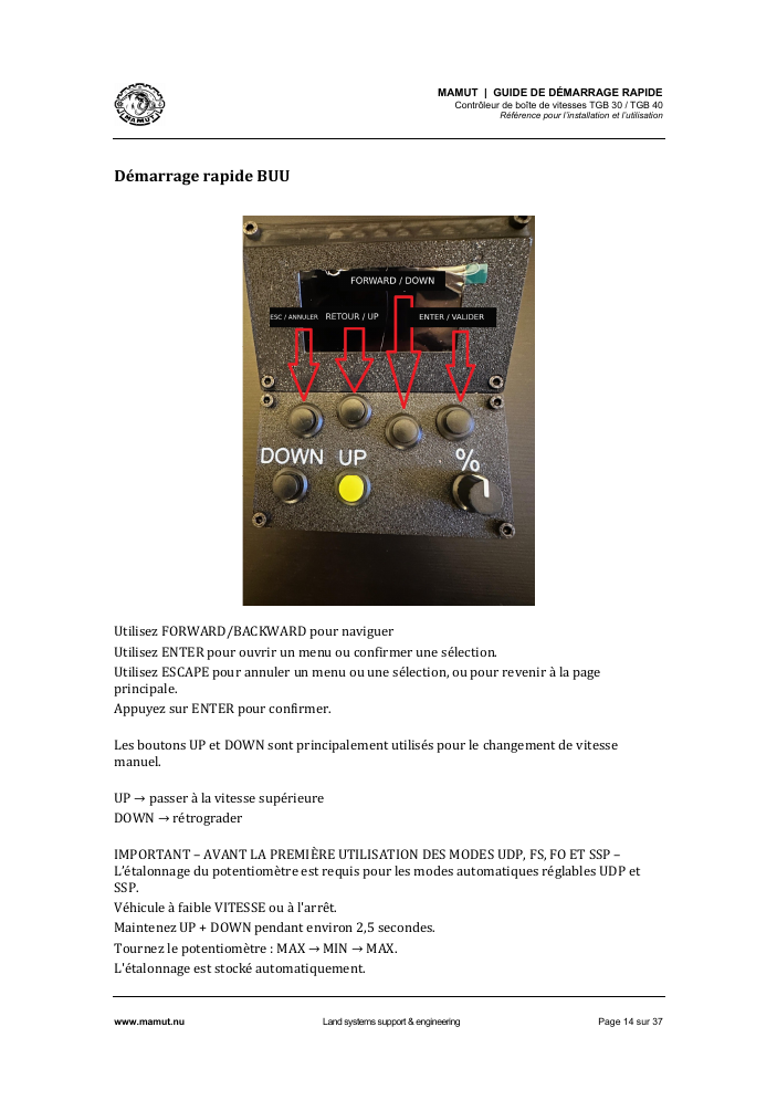 TGB Quick Start Guide page 14