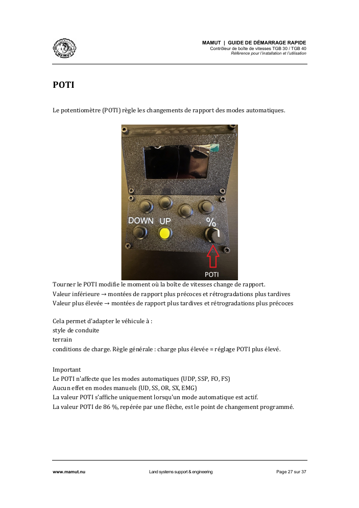 TGB Quick Start Guide page 27