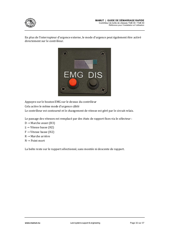 TGB Quick Start Guide page 32
