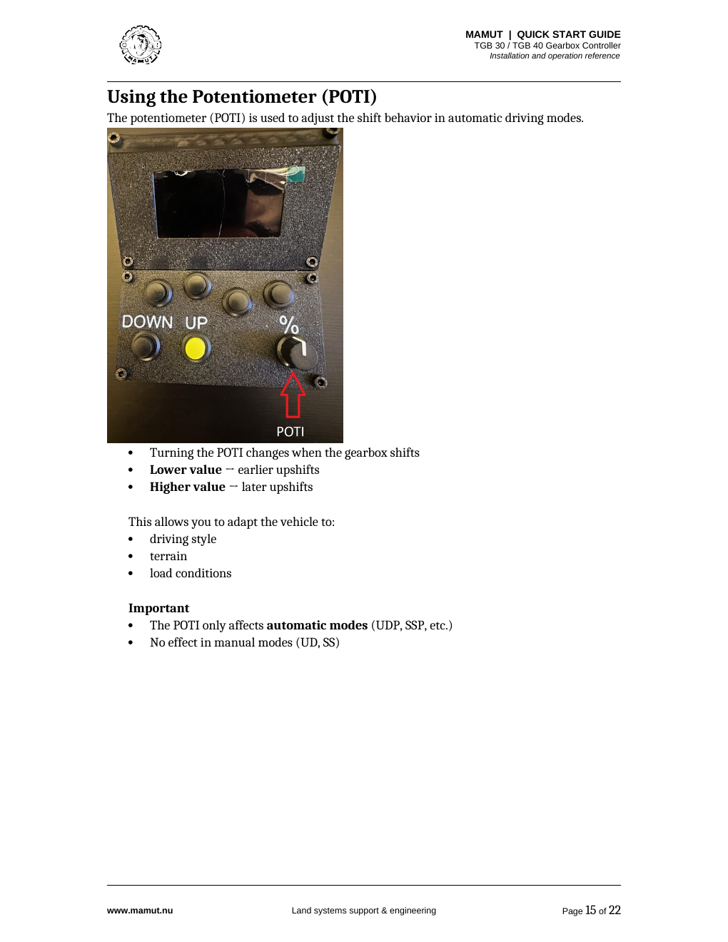 TGB quick start guide page 15