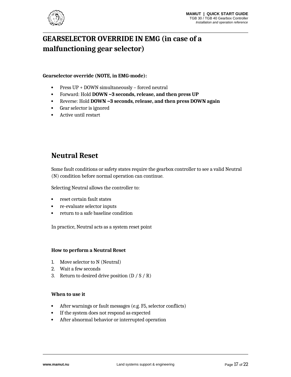 TGB quick start guide page 17