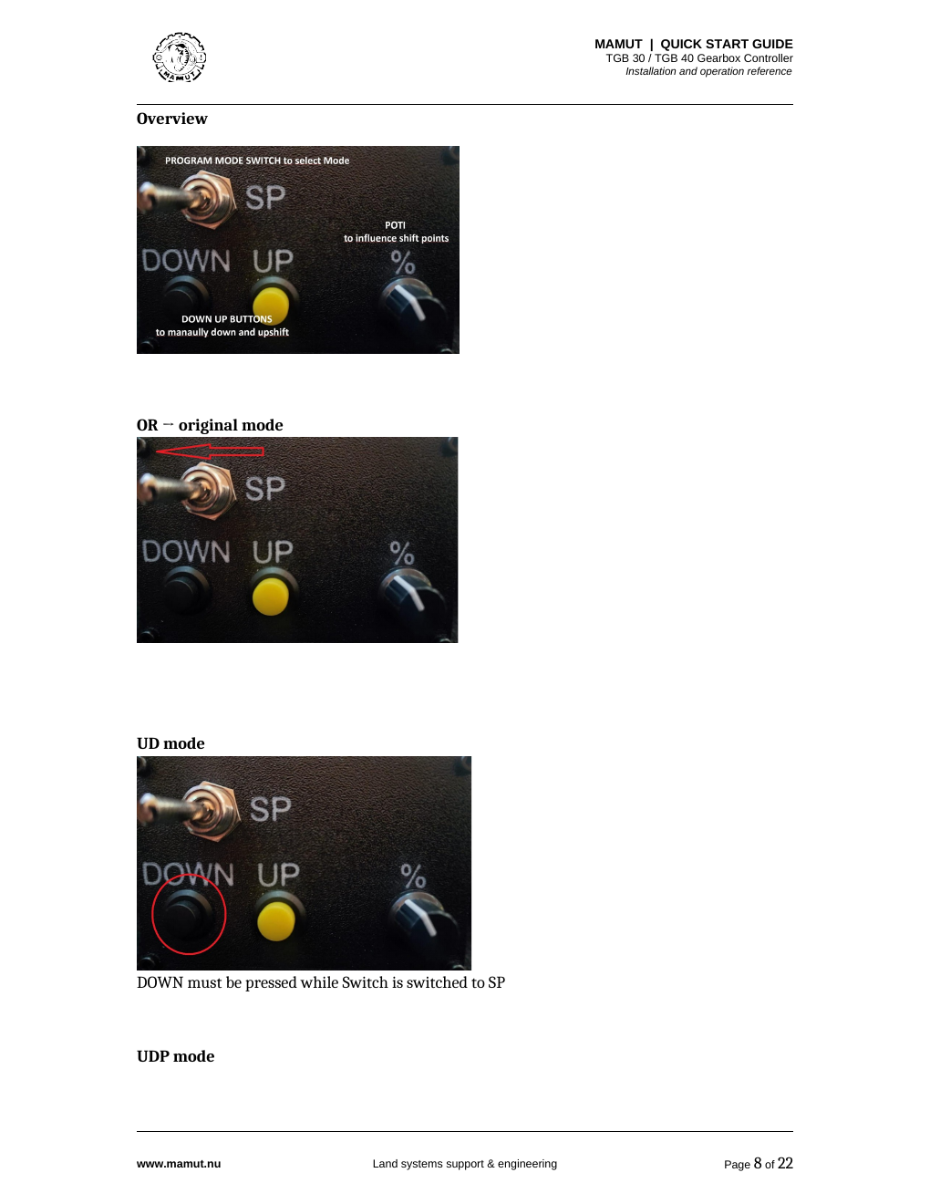TGB quick start guide page 8
