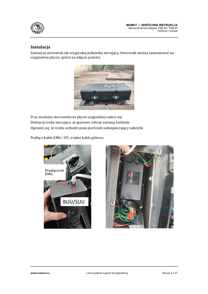 TGB Quick Start Guide page 2
