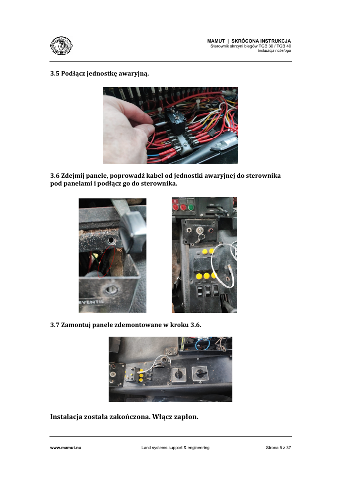 TGB Quick Start Guide page 5