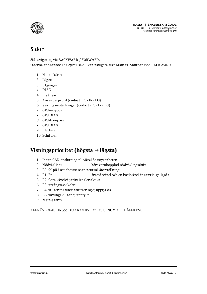 TGB Quick Start Guide page 15