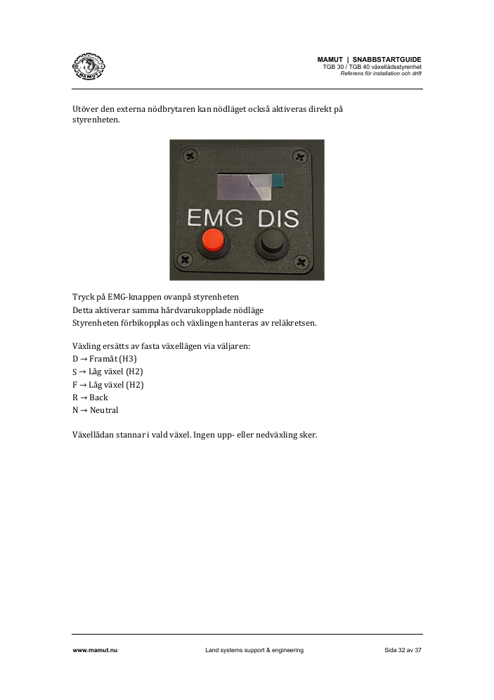TGB Quick Start Guide page 32