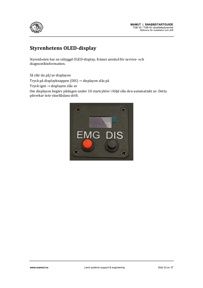 TGB Quick Start Guide page 33