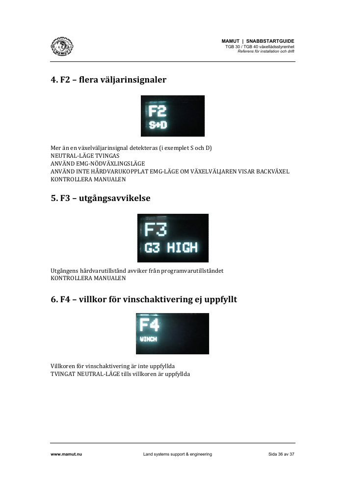 TGB Quick Start Guide page 36
