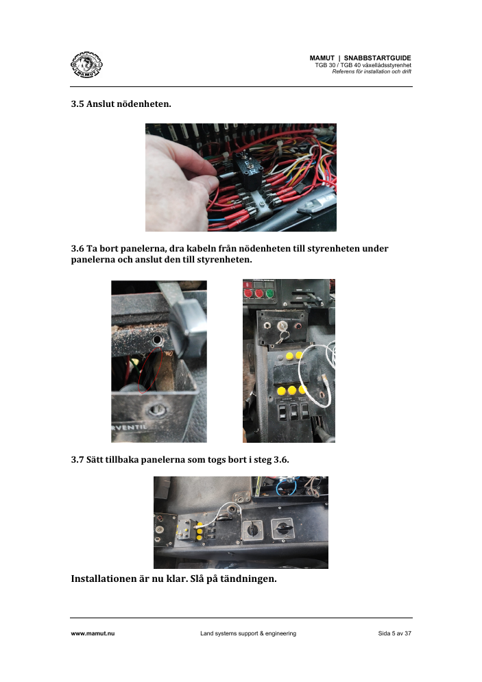 TGB Quick Start Guide page 5